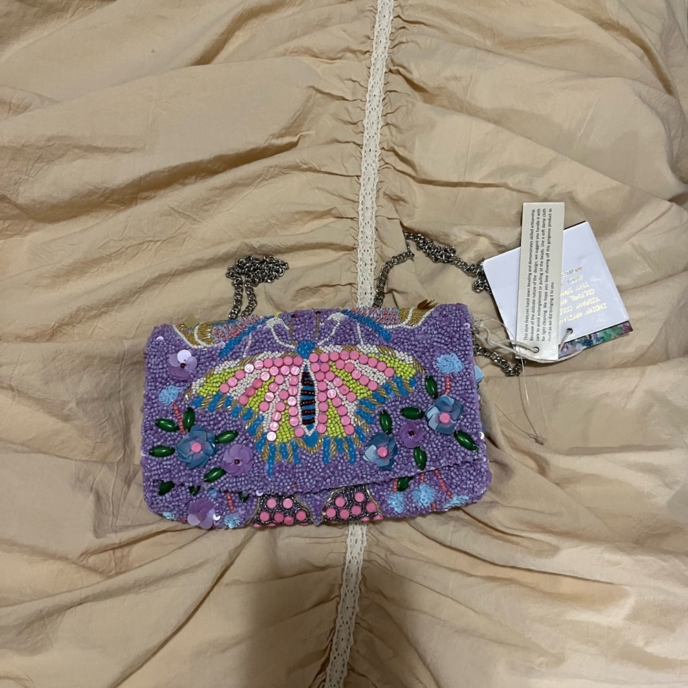 T.J.Maxx Multicolor Beaded Clutch